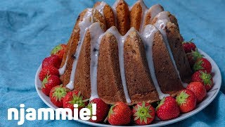 Aardbeiencake met Griekse yoghurt Recept  njammie [upl. by Doownel]