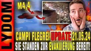 CAMPI FLEGREI Stärkstes Erdbeben der letzten 40 Jahre erschüttert die Region [upl. by Elinore]