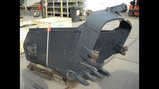 Unused HENDRIX dragline bucket approx 1300 liters for sale [upl. by Wardle998]