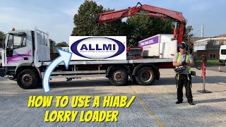 ALLMI Lorry loader training Lifting techniques 🚛🏗 [upl. by Herr]