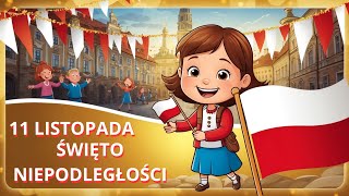 Dlaczego 11 Listopada Jest Tak Ważny Historia Święta Niepodległości dla Dzieci 🇵🇱✨ 11listopada [upl. by Akkinahs]