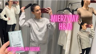 Mierzymy HampM ✨ kupiłam fajny dres ☺️ [upl. by Attikin933]