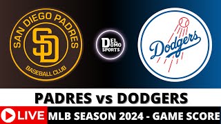 SAN DIEGO PADRES VS LOS ANGELES DODGERS LIVE ⚾️ MLB Game Score Radio PlaybyPlay SEP 26 2024 [upl. by Zared]