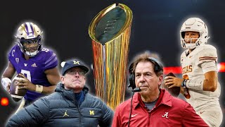 College Football Playoff Committee did a GREAT job Alabama the most dangerous team in the country [upl. by Ahsiuqram]