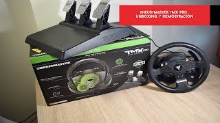 Thrustmaster TMX Pro Unboxing y demostración de uso [upl. by Nwahsram]