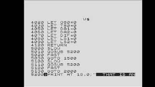 ZX81 Typed in Program from the Magazine  Computer weekly Darts Scoreboard [upl. by Toffey]