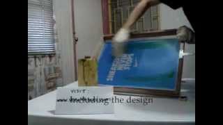 Screen Printing 101 How to apply Photo hardener [upl. by Schuh]