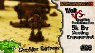 Ouchies Batrep Battletech 26 [upl. by Solis]