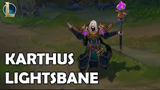 Karthus Lightsbane Skin Spotlight from League of Legends [upl. by Toft]