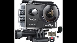 LeadEdge A20 Action Cam Action Camera 4K [upl. by Gatian]