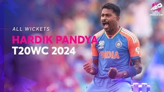 Hardik Pandya All wecket t20 wc 2024youtubevideos youtubeshortsyoutubecricket iccviralvideo [upl. by Albin]