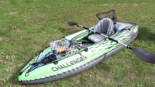 S5 Ep15 Intex Challenger K1 Inflatable Kayak Review [upl. by Howzell]