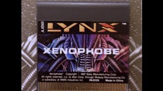 Cool and Unusual Games Xenophobe Atari Lynx Review [upl. by Ulick386]