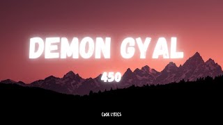 450  Demon Gyal Lyrics [upl. by Card343]