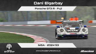 iRacing  24S3  Porsche GT3 R  IMSA  Fuji  Dani [upl. by Christie]