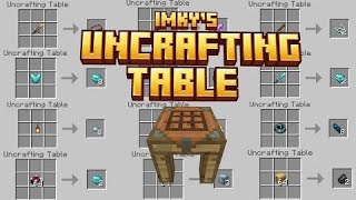 Minecraft Pocket Edition Uncrafting Table Addon for 120  addons for Minecraft pocket edition [upl. by Filiano]