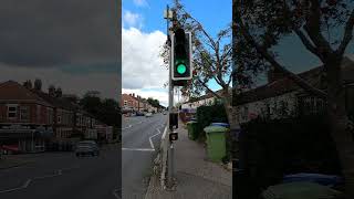 Norwich Aylsham Road A1402 Siemens Helios CLS Traffic Lights Puffin Crossing [upl. by Shipman]