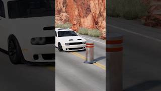 Dodge Bollard Crash Test [upl. by Bianca]