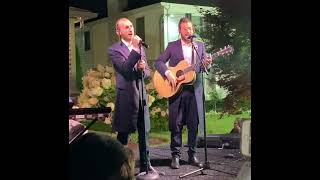 Shulem Lemmer amp Ari Hill sing “Abba” at an event to benefit Bonei Olam [upl. by Willyt]