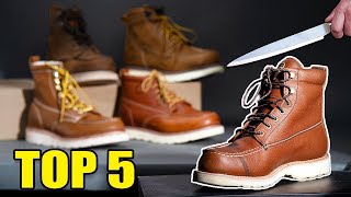 Top 5 work moc toe boots 2024 [upl. by Garreth]