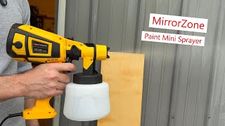 MirrorZone Paint Mini Sprayer easy to clean several nozzles painting paintsprayer paintspraygun [upl. by Ainer]