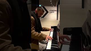 Playing the BOOGIE WOOGIE song on a street piano shorts [upl. by Acillegna]