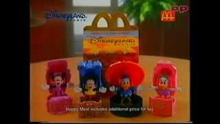 Advert  McDonalds Happy Meal  Disneyland Paris  1995 [upl. by Norvun]