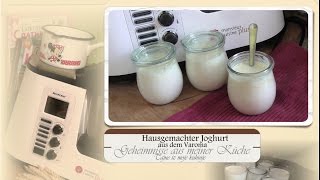 Hausgemachter Joghurt aus dem Varoma mit Monsieur Cuisine Plus [upl. by Ahsinroc982]