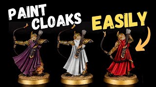 EASILY paint cloaks on miniatures beginner friendly [upl. by Nickola330]