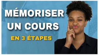 COMMENT BIEN MEMORISER UN COURS  EN 3 ETAPES méthode des J [upl. by Drolyag]