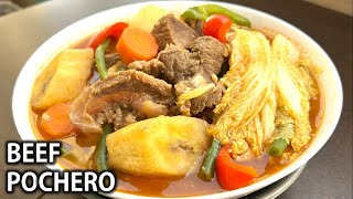 Paano ba gawing masarap ang Pocherong Baka  Simple and Easy BEEF POCHERO Recipe [upl. by Arleyne]