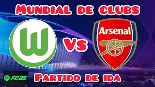 Wolsburg Vs Arsenal Mundial de Clubs Partido de Ida [upl. by Anemix]