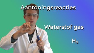 Aantoningsreacties Waterstofgas [upl. by Ocirrej]