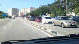 HEAVY Traffic Jam In Penang Malaysia [upl. by Tennaj]