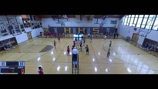 Haverhill vs Lowell High School Boys Varsity Volleyball [upl. by Ahon379]