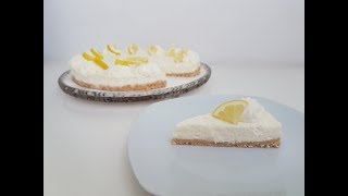 ZitronenJoghurtTorte ohne backen  erfrischende Kühlschranktorte  Sommertorte  no bake Lemoncake [upl. by Kinsler]