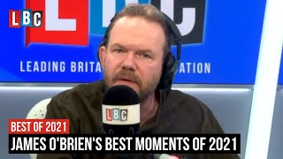 James OBriens best moments of 2021  LBC [upl. by Hamburger25]