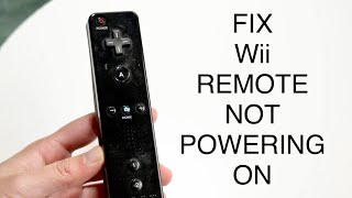 How To FIX Wii Remote Not Turning On 2023 [upl. by Eiboj]