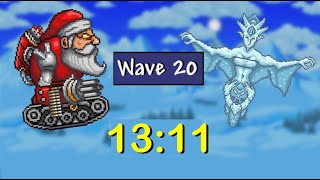 WR Terraria Frost Moon Wave 20 in 1311 Seeded Glitched [upl. by Wawro]