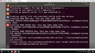 Install OpenMPI in Ubuntu with a cluster step 1  install ssh [upl. by Yregerg]