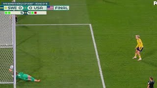 Lina Hurtig Straff Sverige vs USA 54 Alla straffar Shoutout  FotbollsVM för damer 2023 [upl. by Eggleston582]