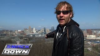 Dean Ambrose returns to Cincinnati ready to battle Brock Lesnar SmackDown March 17 2016 [upl. by Llerdnod]