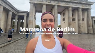 EU VOU CORRER A MARATONA DE BERLIM  dia 2 [upl. by Ingrid]