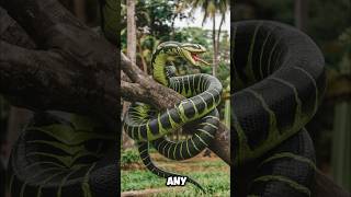 Green Anaconda snake 🐍😲shorts viralshort viralvideo [upl. by Bonine]