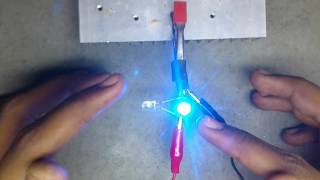 how to make simple led flasher using transistor 13003 100work [upl. by Meeks]