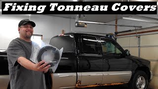 Fixing Used Tonneau Cover  Velcro Repair  Bad Wrench [upl. by Beverle]