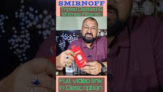 SMIRNOFF Tripled Distilled amp 10 times Filtered smirnoff nilgirikashyap [upl. by Lefkowitz]