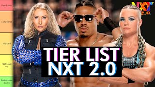 TIER LIST WWE NXT 20 ROSTER 2022 [upl. by Trygve]