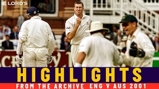 McGrath amp Waugh At it Again For Australia  Classic Match  England v Australia 2001  Lords [upl. by Nisaj]