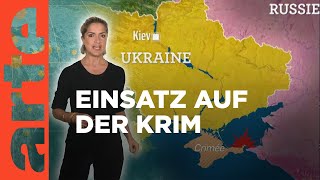 Ukraine die Bedeutung der Krim  Mit offenen Karten  Im Fokus  ARTE [upl. by Tezil]